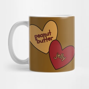 Peanut Butter and Jelly #PB and J Mug